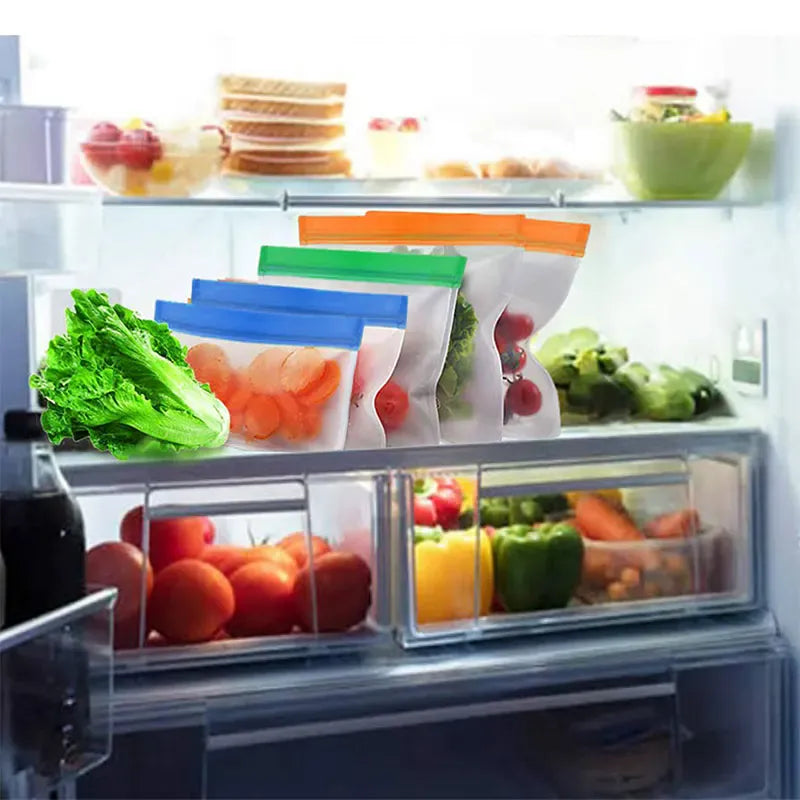 sachets pour aliments en silicone sans produits chimiques