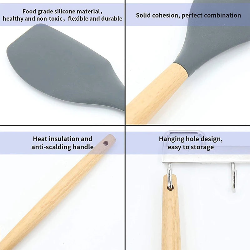 spatule silicone colorée résistante à la chaleur