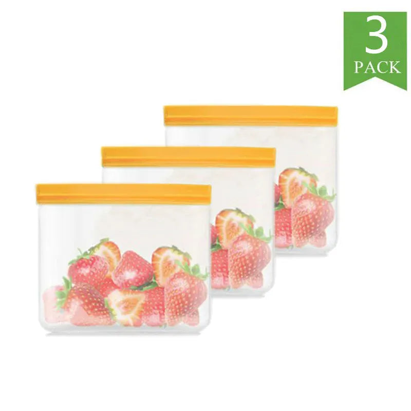 sachets en plastique réutilisables
