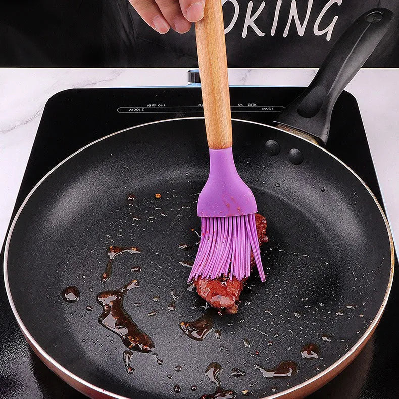 set d'ustensiles silicone résistant chaleur