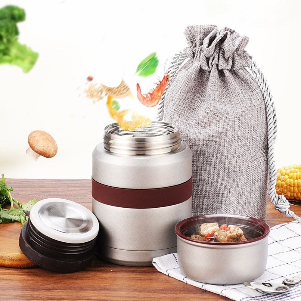 thermos de cuisine en acier