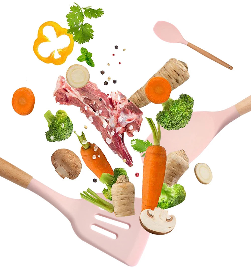 cuisiner avec des ustensiles modernes en silicone