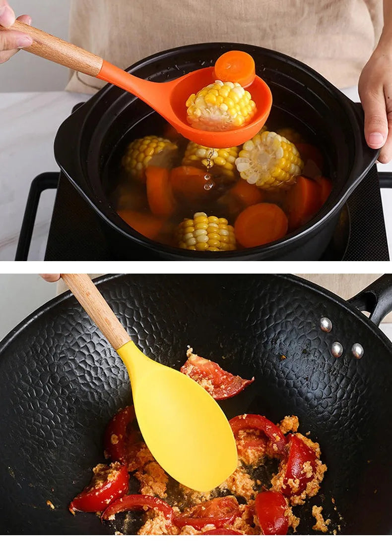 kit ustensiles silicone pour chefs