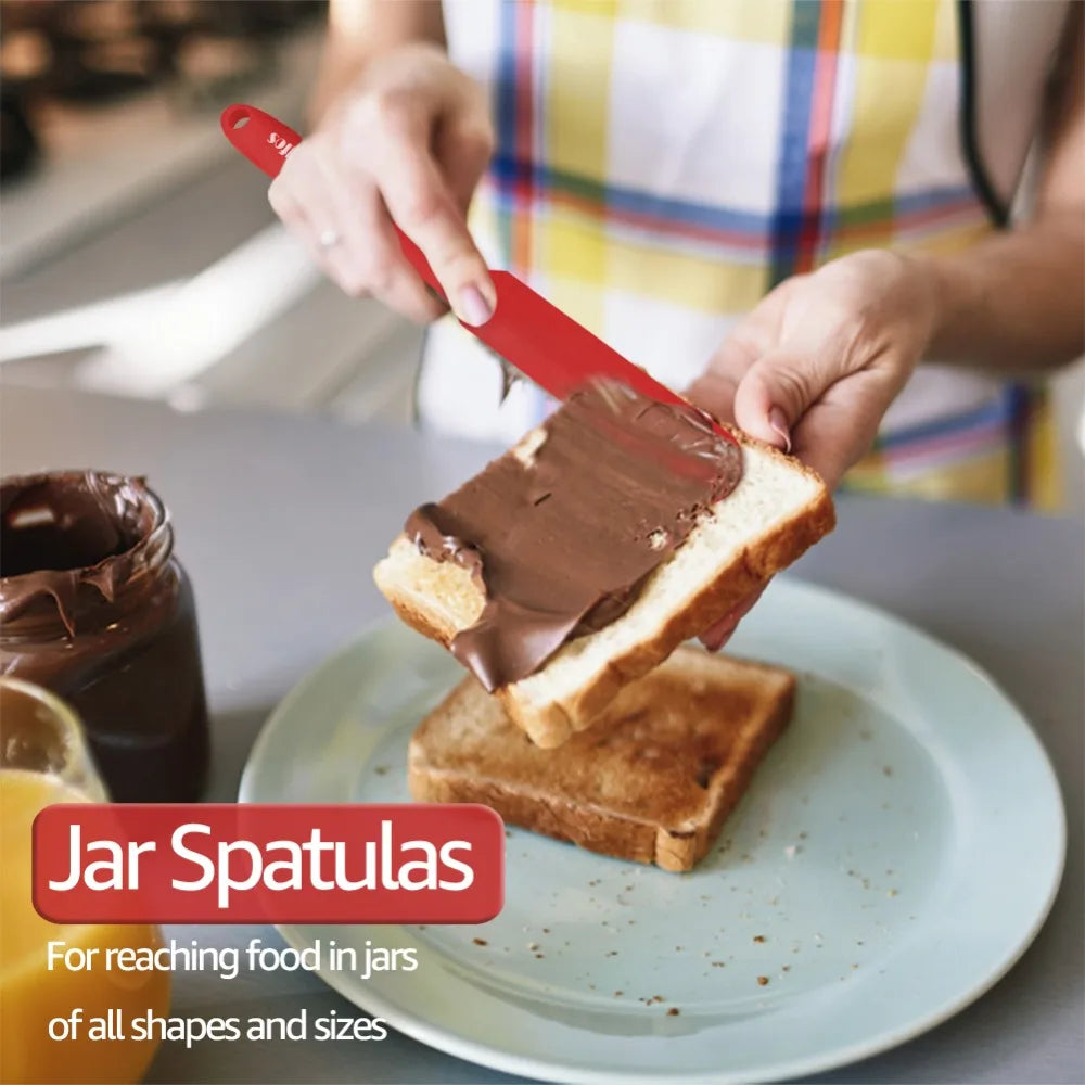 spatule en silicone pour pâte à gâteau