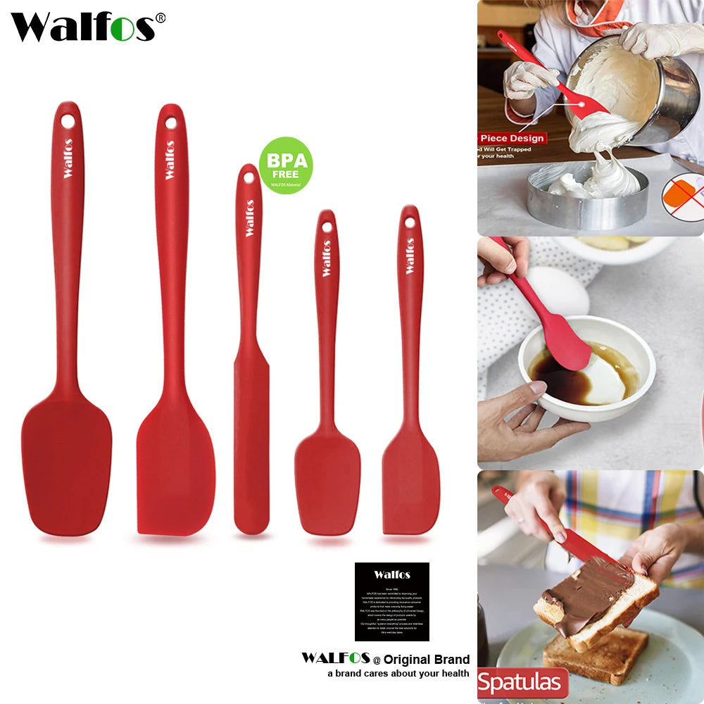 spatules de cuisine flexibles résistantes à la chaleur