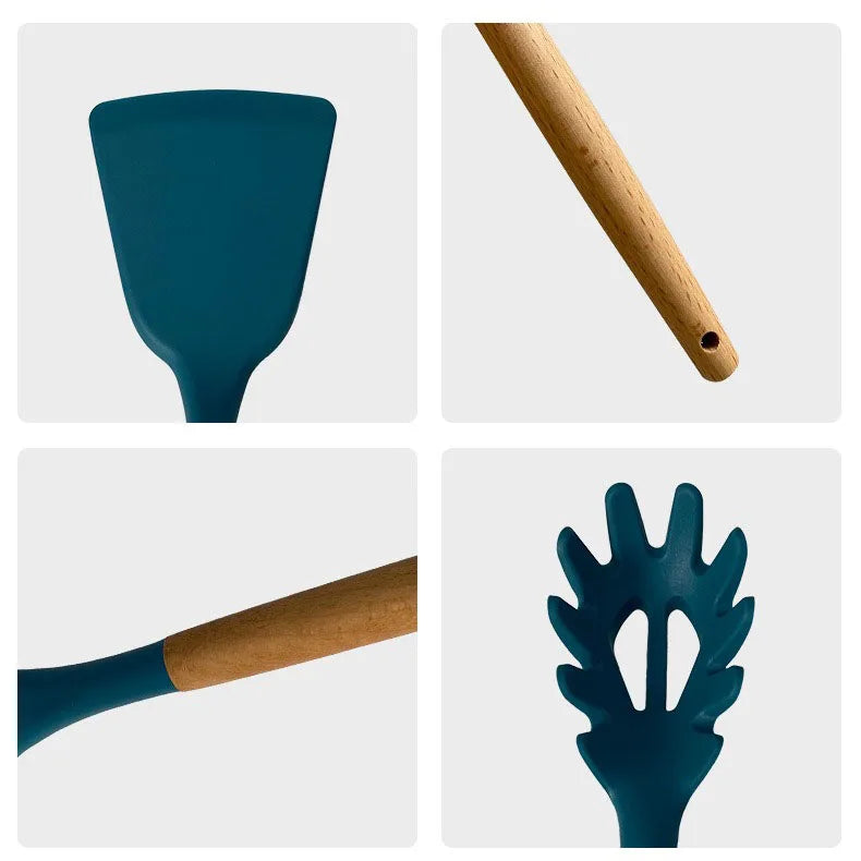 set d'outils cuisine en silicone de qualité