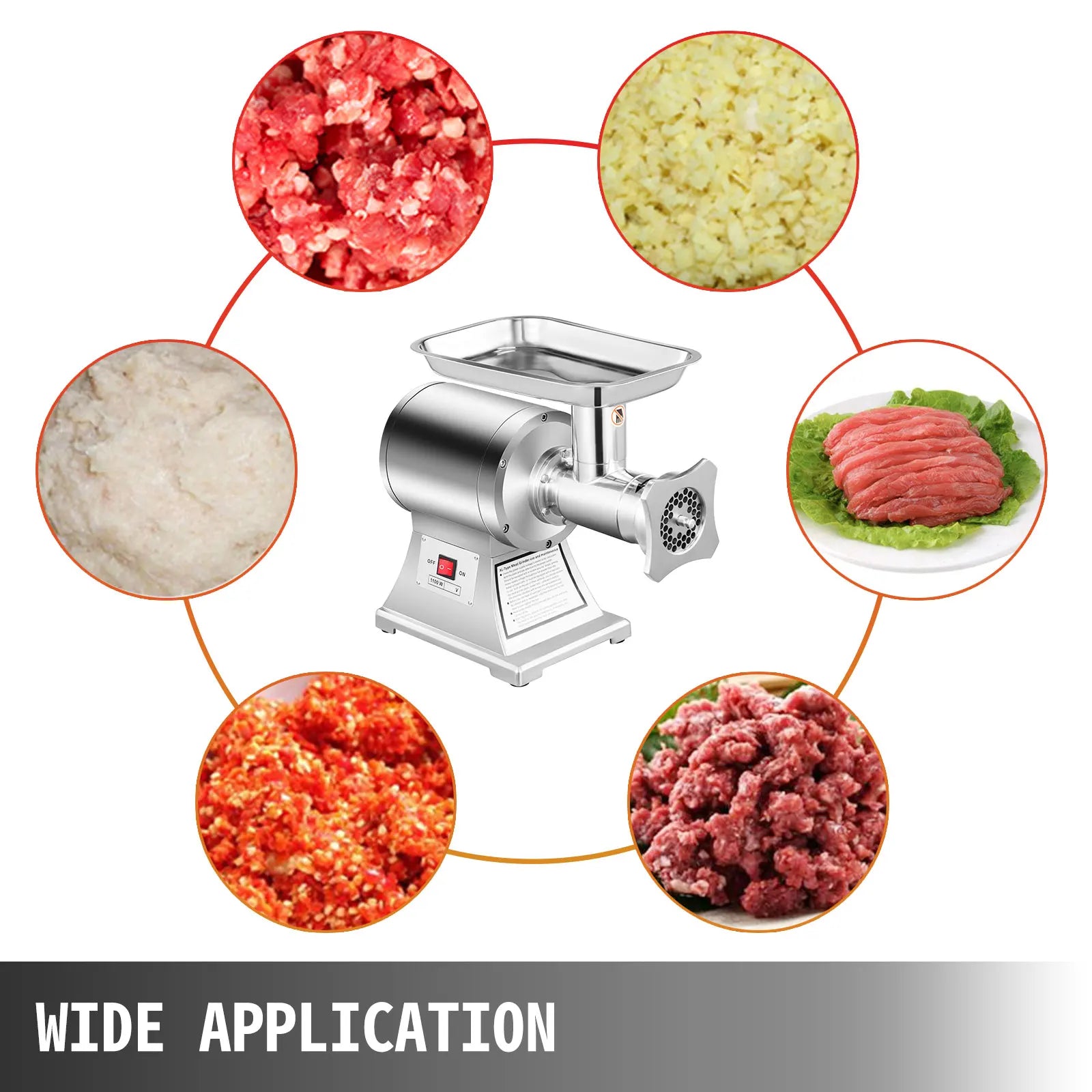 Hachoir électrique 11L 1100W | Mini hachoir à viande et légumes