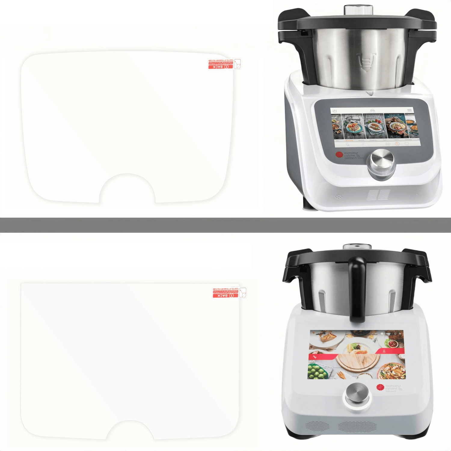 Protection Écran Monsieur Cuisine Connect et Smart - Verre Trempé Monsieur Cuisine