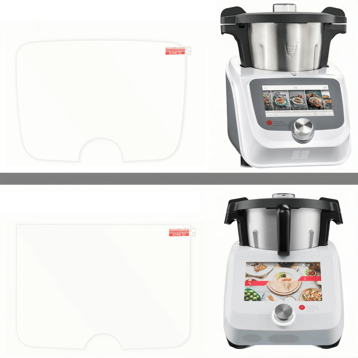 Protection Écran Monsieur Cuisine Connect et Smart - Verre Trempé Monsieur Cuisine