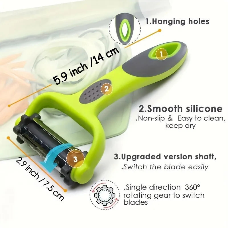 éplucheur en acier pour fruits et légumes