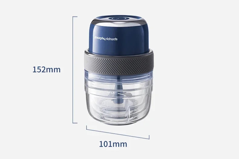 Mini Hachoir Électrique Sans Fil Rechargeable — 3 Bols, 35 W, 2000 mAh