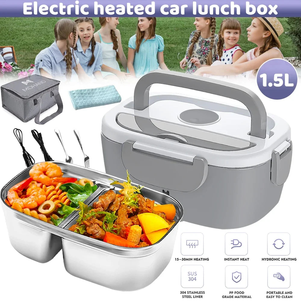 déjeuner nomade en boîte inox