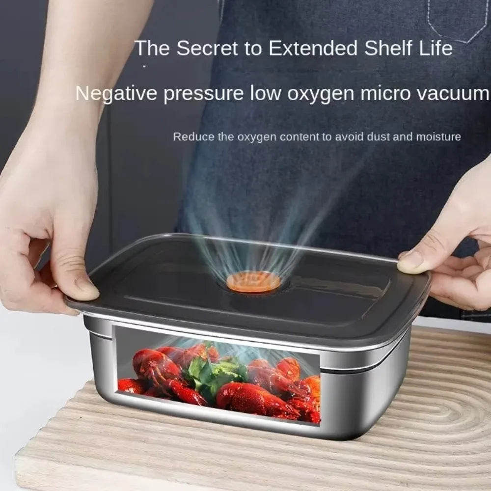 Lunch Box Inox 600 à 3200 ml avec Couvercle Hermétique