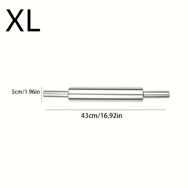 rouleur à pizza en acier inoxydable pour un étalage facile