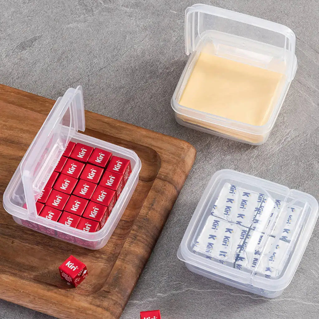 rangement compact pour fromage et beurre