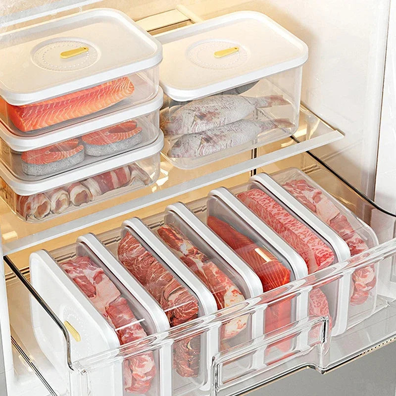 bac de stockage alimentaire transparent