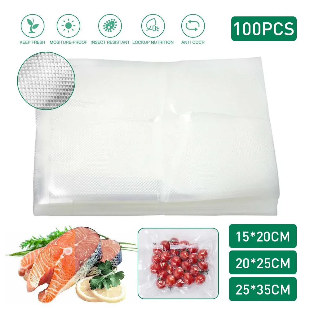 Sacs Sous Vide Hermétiques Lot de 100 Pièces - BPA Free 15x20cm