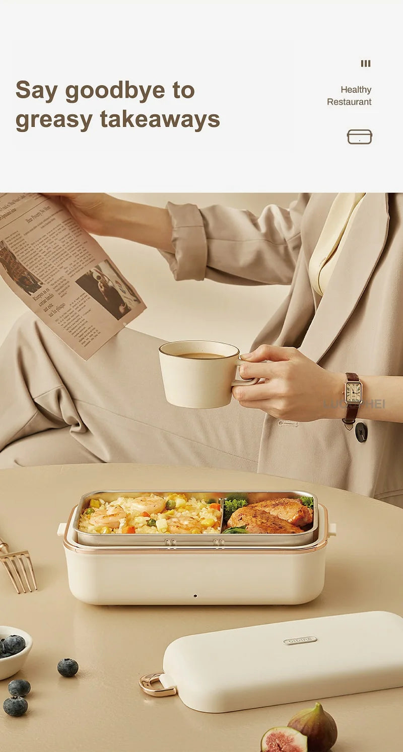 boite repas portable inox 800ml avec isolation thermique