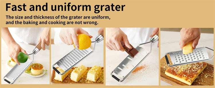 râpe à fromages en acier inoxydable durable