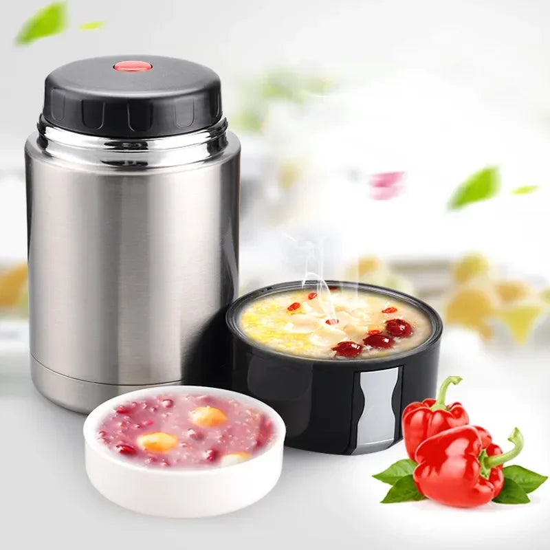 thermos alimentaire portable en inox