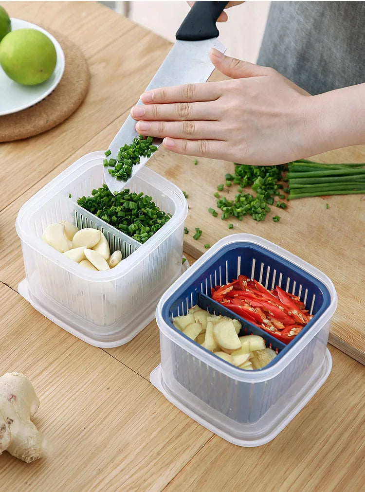 bac pratique pour fruits et légumes avec filtre