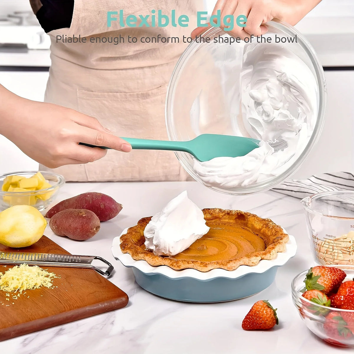 spatules flexibles pour remuer les aliments