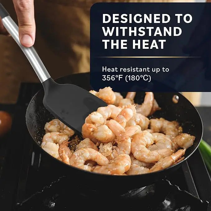 kit de spatules en silicone pour cuisine professionnelle