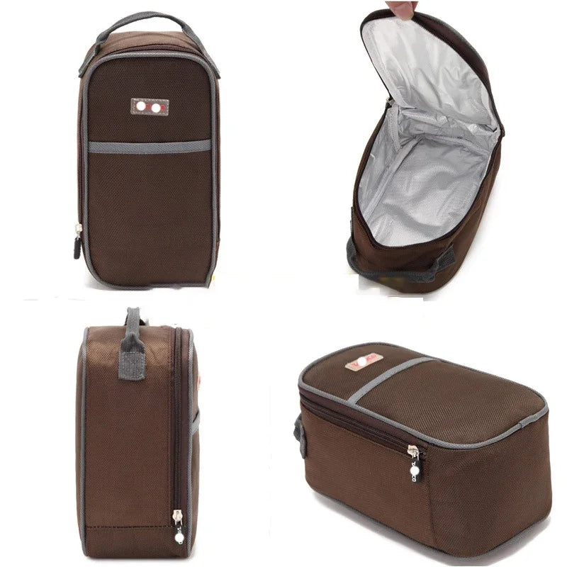 Thermos Alimentaire Inox — Isotherme 24h avec Pochette et Couverts