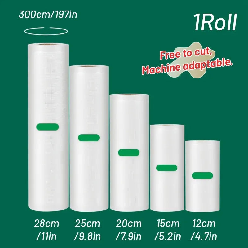 Sacs Sous Vide 300cm - Rouleau Durable BPA Free et Anti-Déchirure
