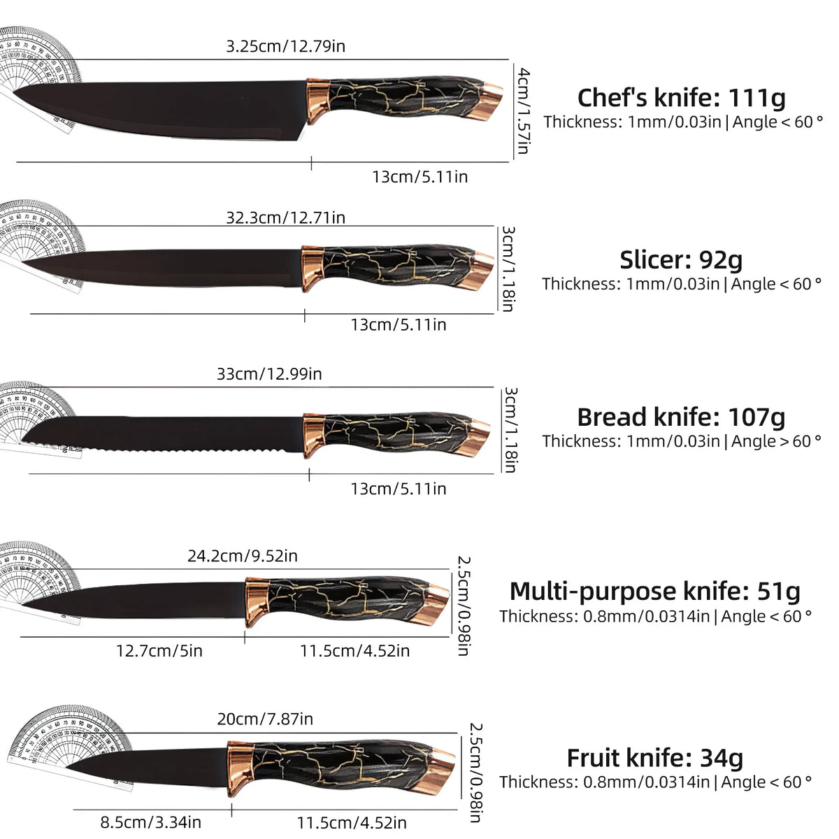 20 ustensiles de cuisine en silicone résistant à 230°C