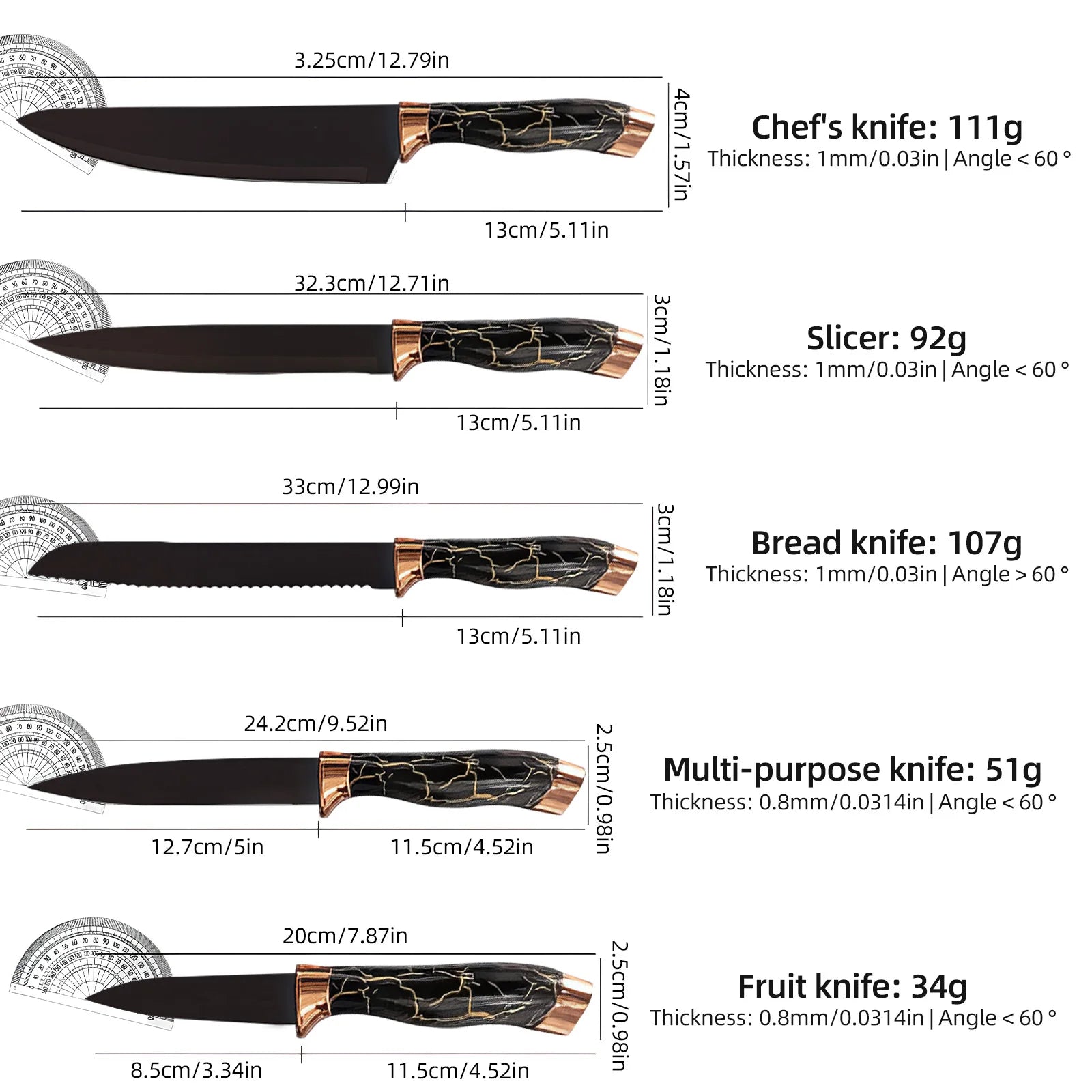 20 ustensiles de cuisine en silicone résistant à 230°C