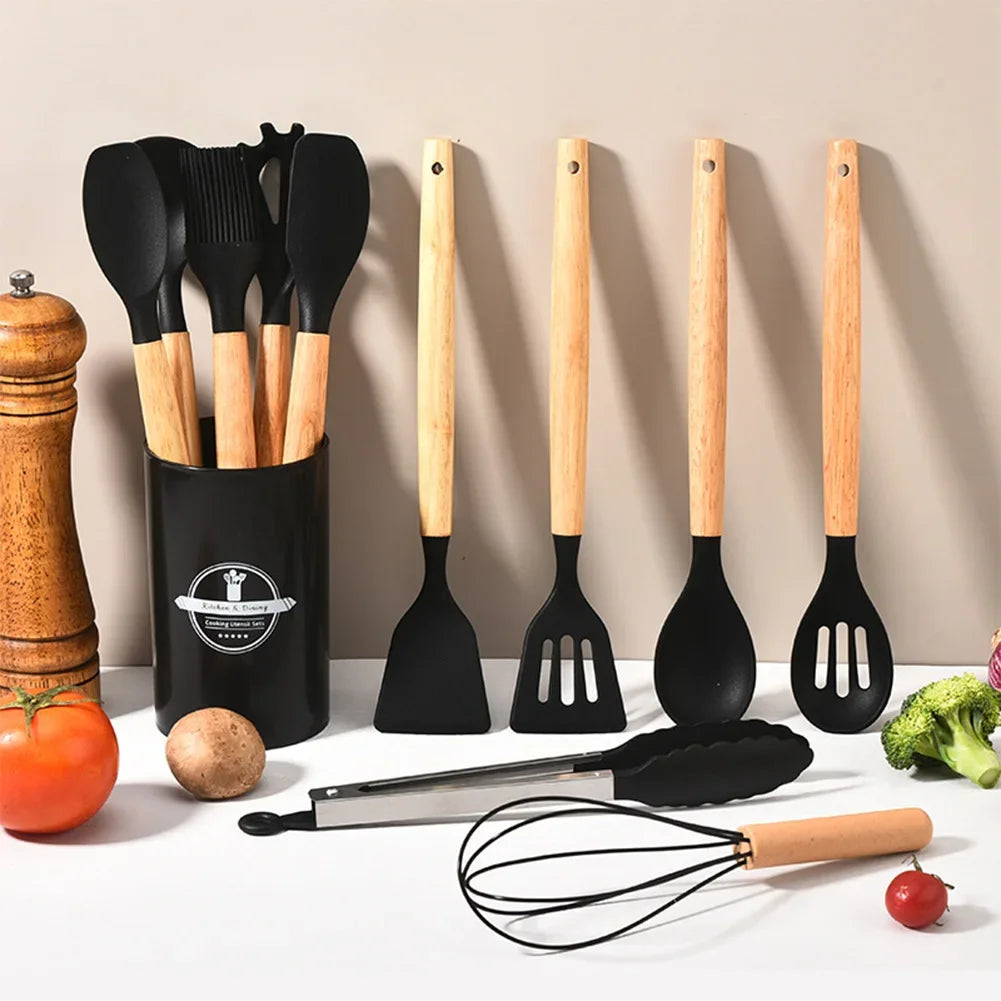 set d'outils de pâtisserie en silicone résistant à la chaleur