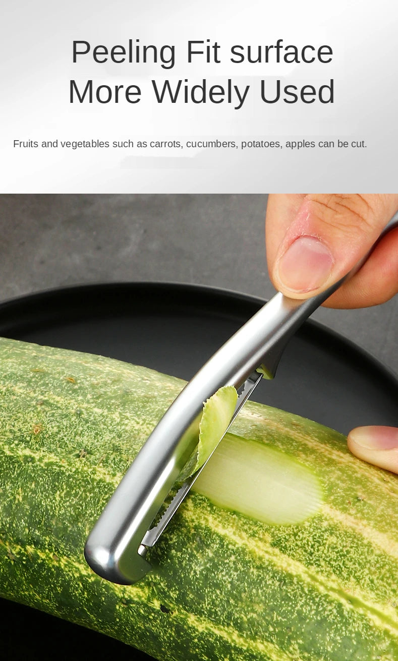 éplucheur fruits et légumes en métal