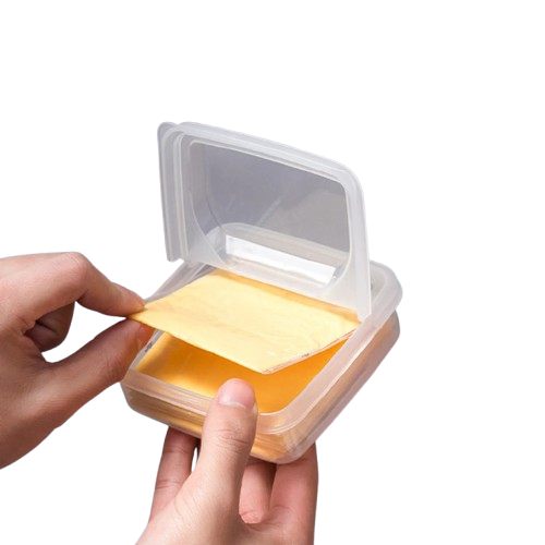 Boîte de Rangement Transparent pour Fromage et Beurre