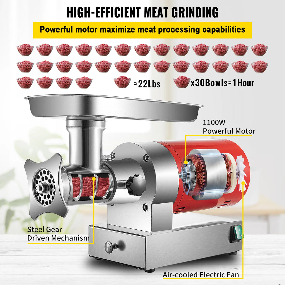appareil de cuisine hachoir électrique