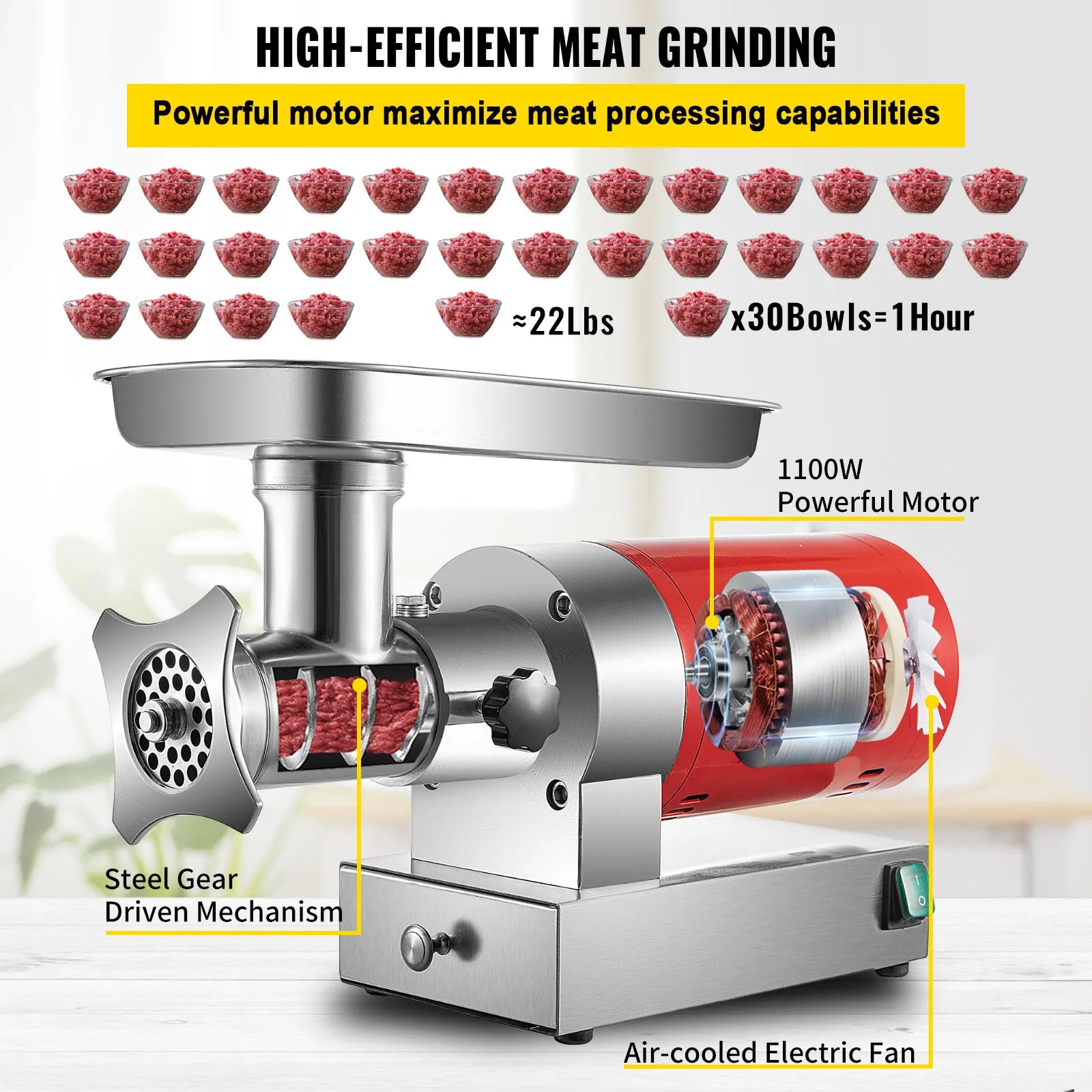 appareil de cuisine hachoir électrique