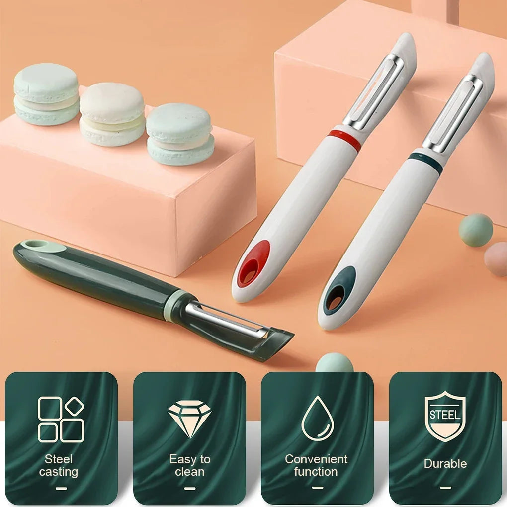 kit d'éplucheurs en acier