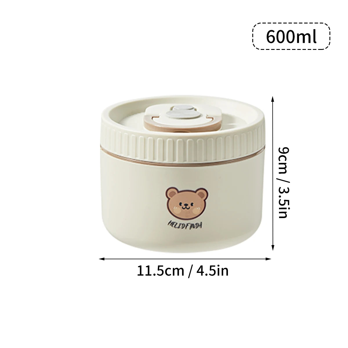 bento isotherme inox 10L pour le déjeuner élégant