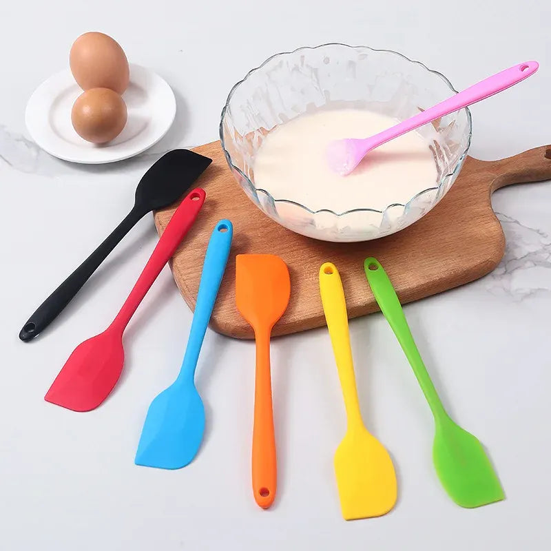 Spatule Silicone Multicolore Résistante à la Chaleur pour Pâtisserie spatule en silicone