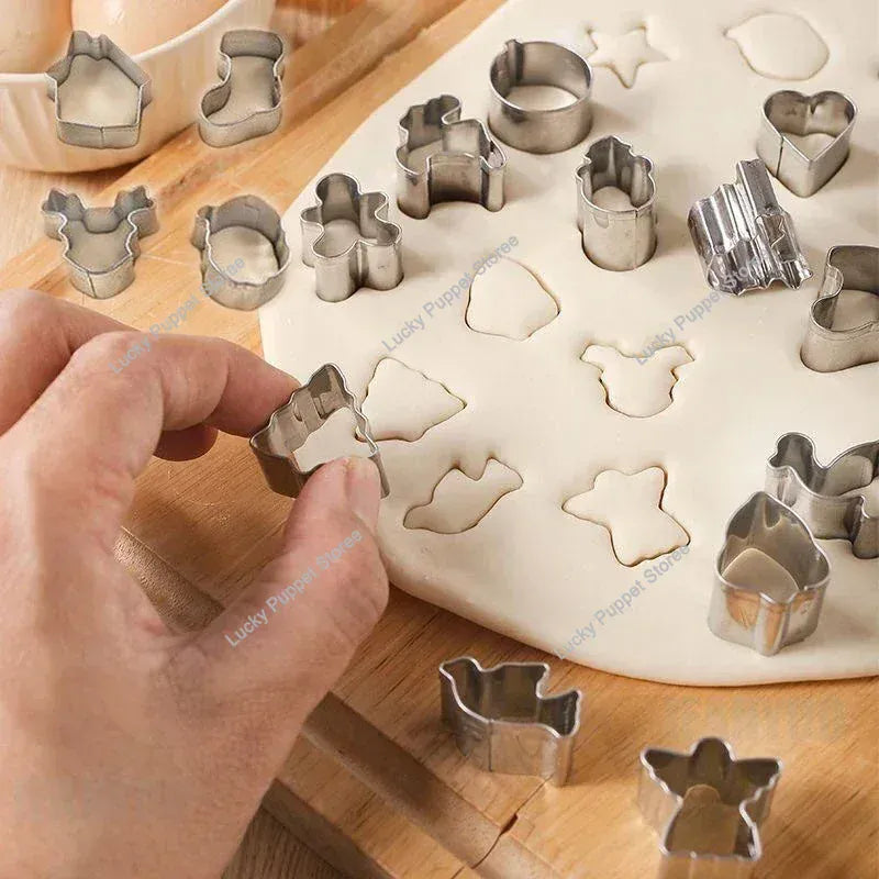 Set de 20 Emporte-Pièces en Acier Inoxydable - Thème de Noël emportepieces