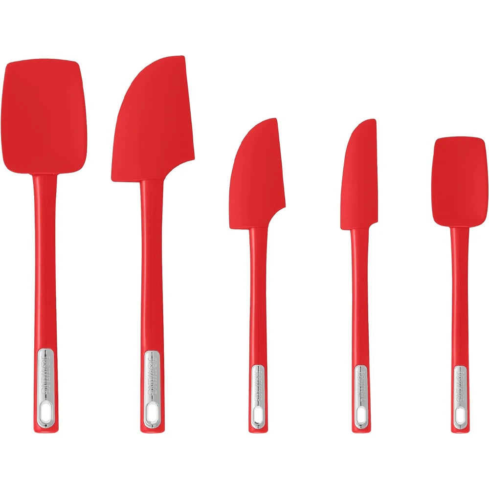 outil de cuisine spatule en silicone ergonomique