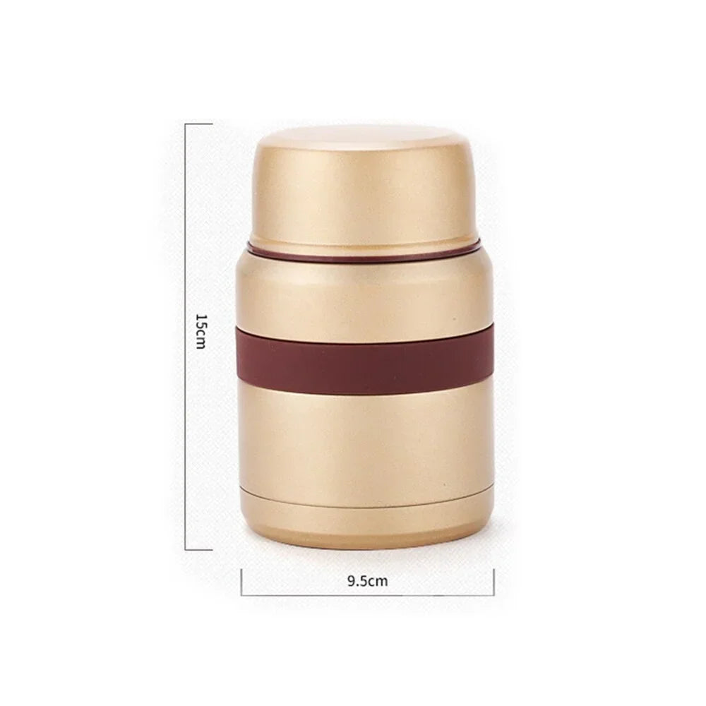Thermos Alimentaire Isotherme 350ML500ML Inox avec Conteneurs