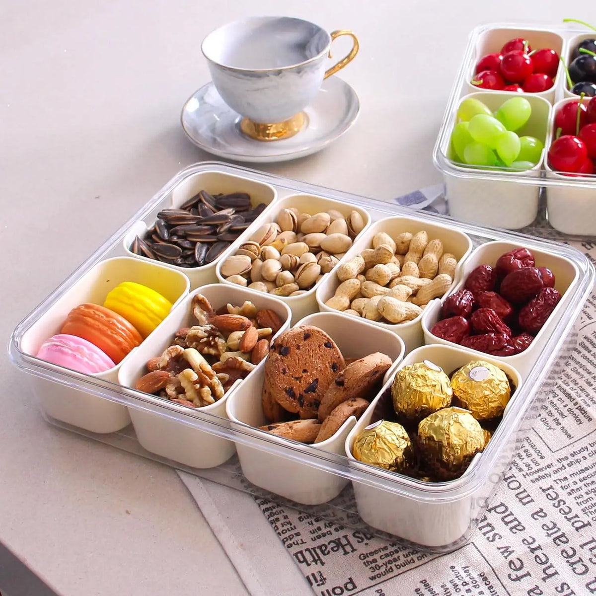 solution de rangement efficace pour aliments divers