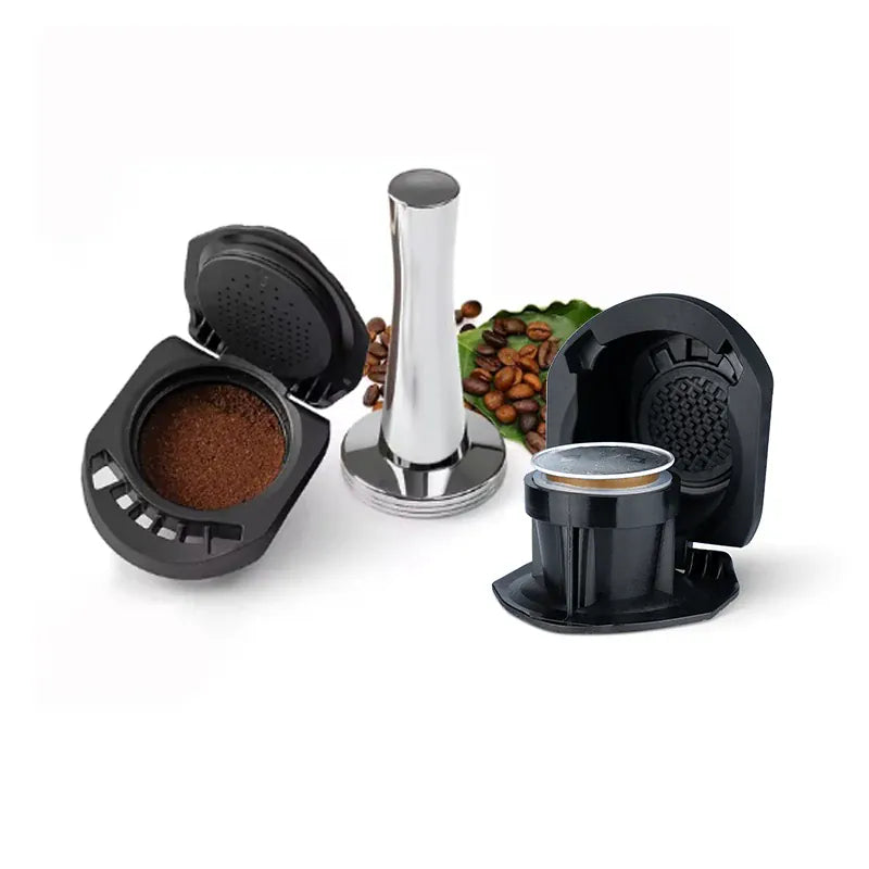 Adaptateur Capsule Réutilisable Compatible Dolce Gusto — Café Moulu ou Nespresso capsule