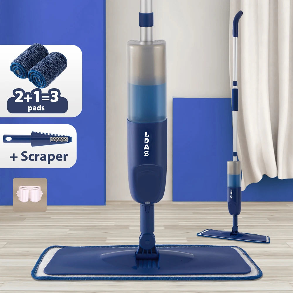 Balai Serpillère Vaporisateur pour la Cuisine (carrelage et bois)