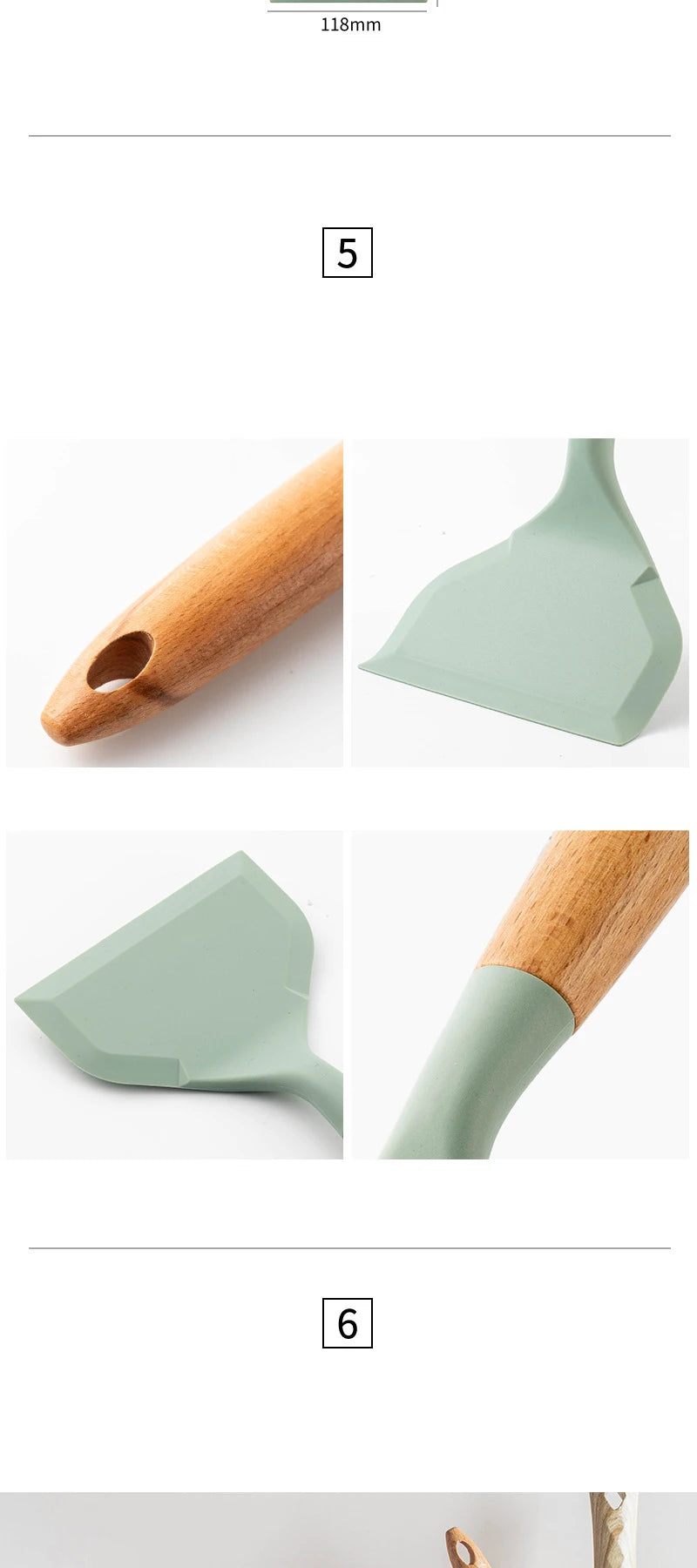 cuisiner avec spatule silicone résistante