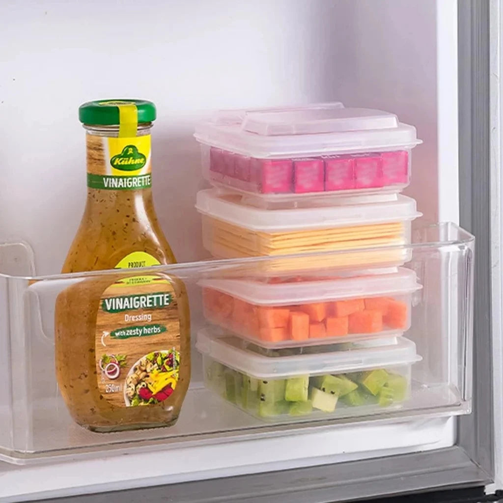 rangement transparent pour fromage et tartines