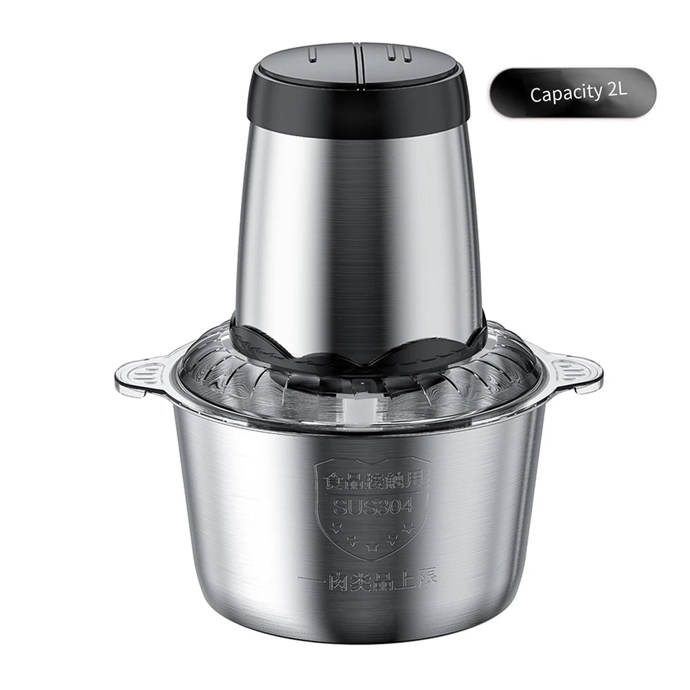 Hachoir pour préparation rapide inox