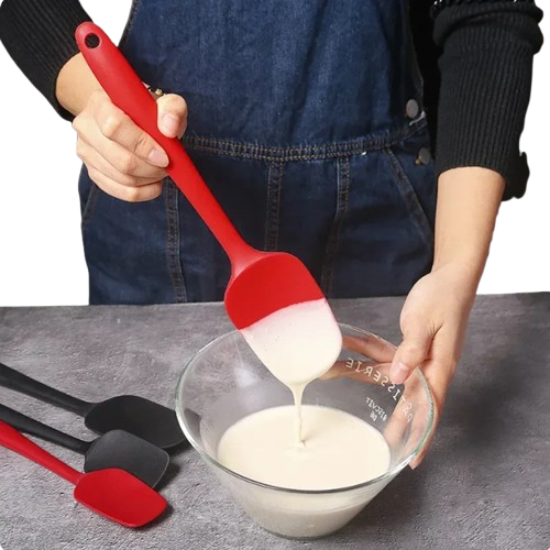 Spatule Silicone 21cm et 27cm Flexible pour Pâtisserie