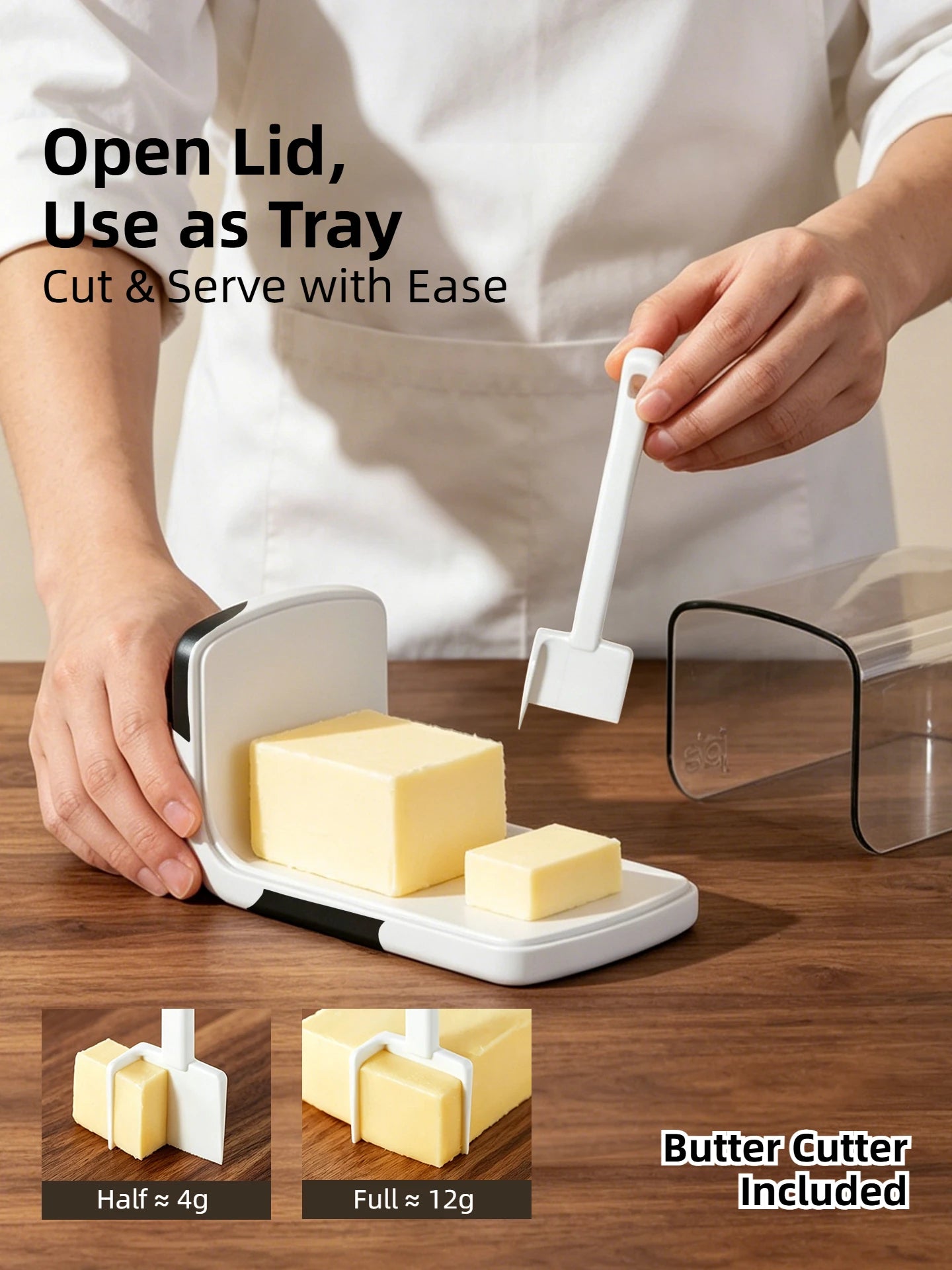 boîte pour conserver beurre et fromage